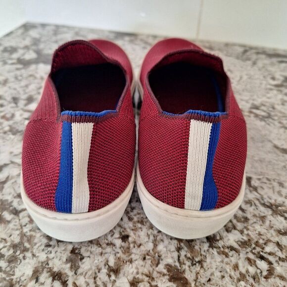 Rothys garnet red slip on sneakers size 7 - Picture 3 of 9